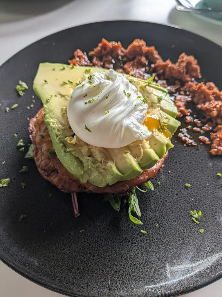 Fresh dishes served at Bliss on Riverside